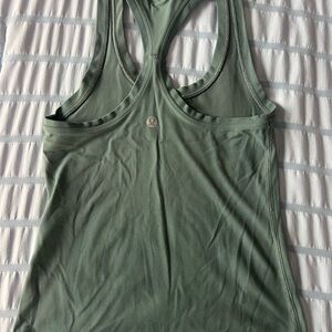 Lululemon sage green align racer back tank top